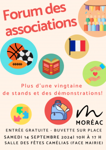 Affiche forum des associations 2024