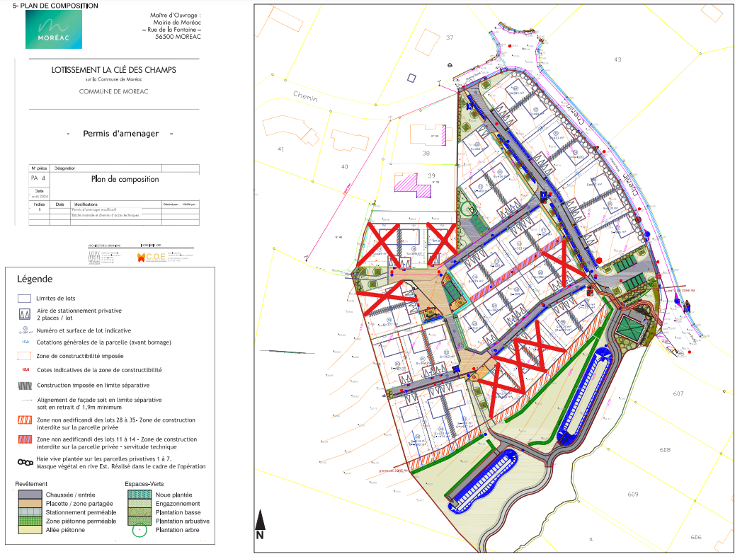 Plan Lotissement clé des champs 